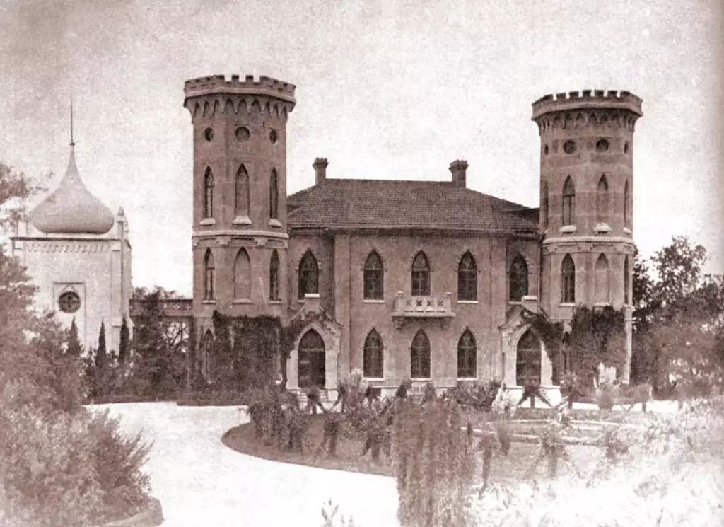 Голицынский дворец в Гаспре до революции