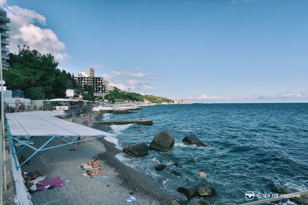 Пляж «Акведук» в Крыму