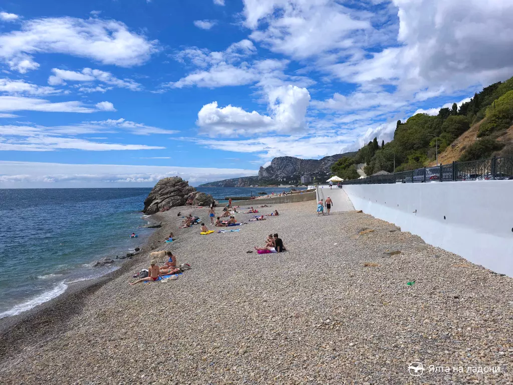 Пляж «Лягушка» в Крыму