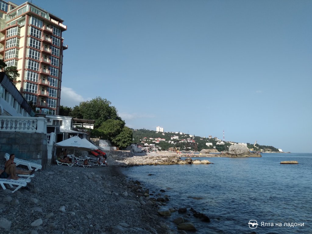 Пляж «Башмак» (Нарышкинские камни) в Крыму