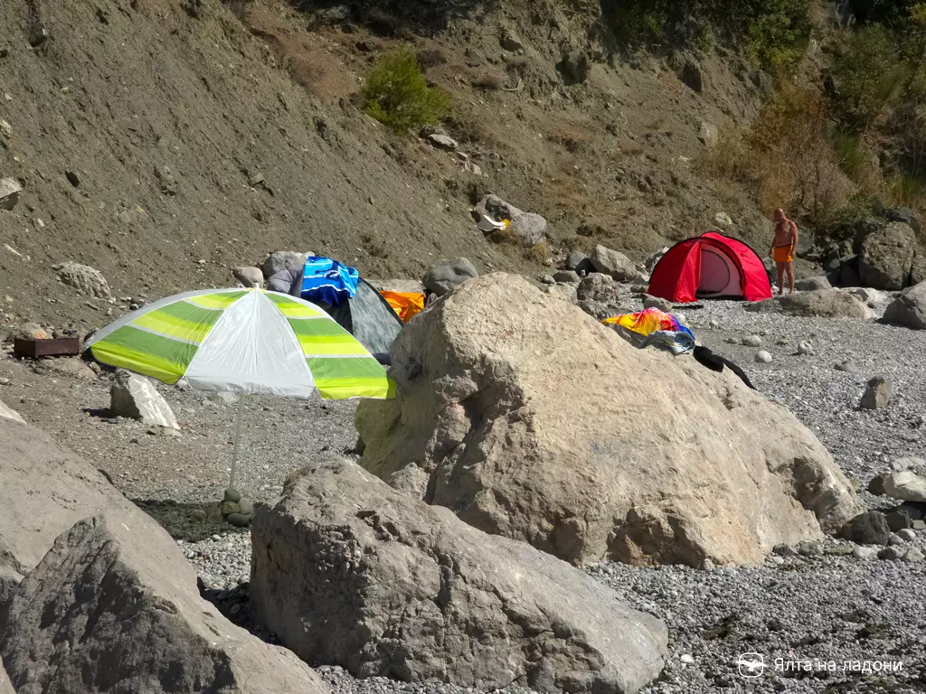 Кастропольский дикий пляж в Крыму