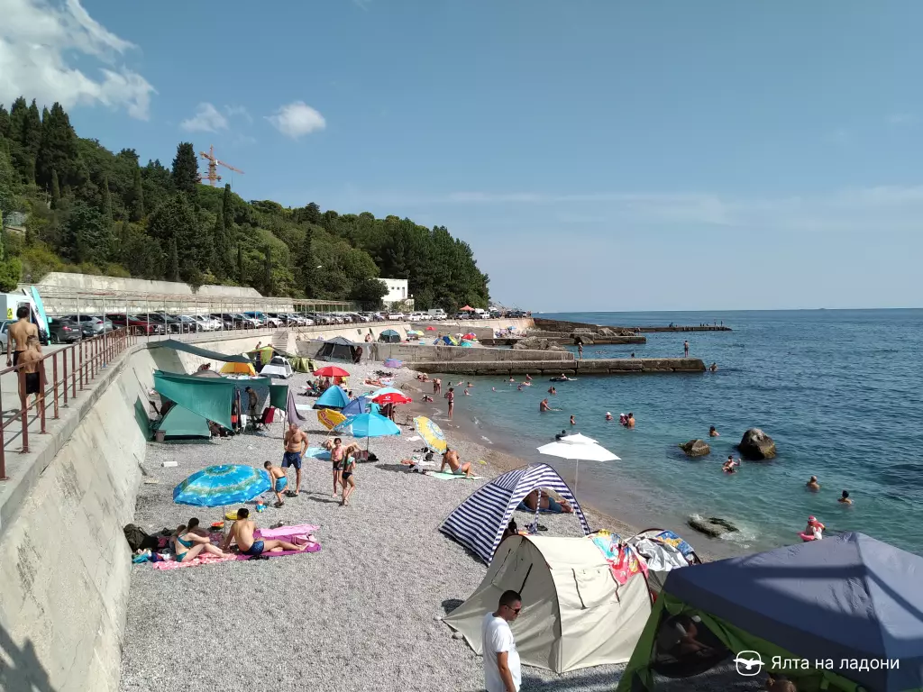 Пляж Паркового в Крыму