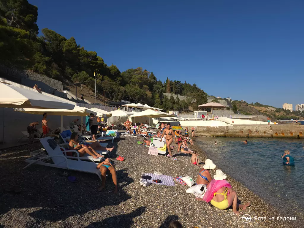 Городской пляж Алупки, Воронцовские купальни