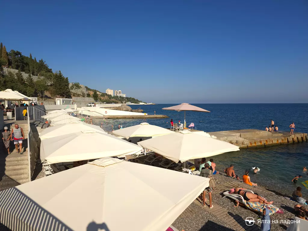 Пляж «Воронцовские купальни» в Крыму