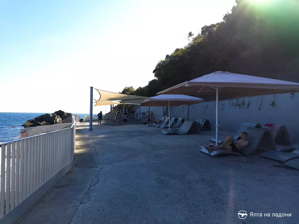 Пляж «Воронцовские купальни» в Крыму