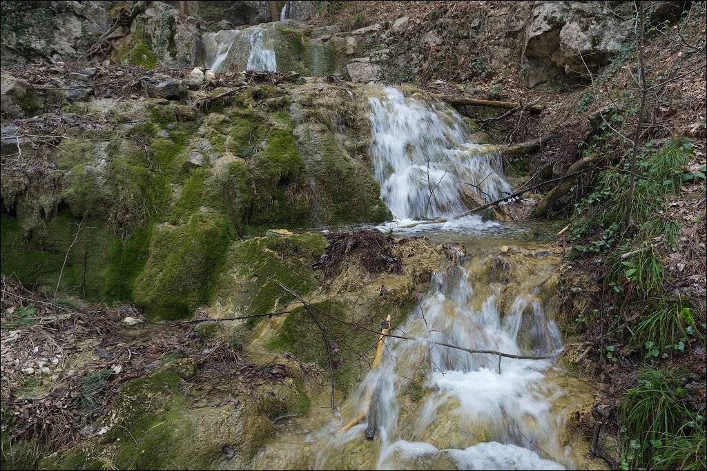 Водопад «Купель Дианы» в Крыму